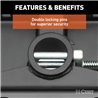 CURT | Double Lock 2-5/16" Offset Gooseneck Ball (4" Rearward Offset)