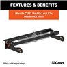 CURT | Double Lock EZr Gooseneck Install Brackets - Silverado / Sierra 2500 HD / 3500 HD 6.0L / 6.6L 2011-2019 CURT Gooseneck...