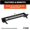 CURT | Double Lock Gooseneck Installation Brackets - F-150 2015-2022