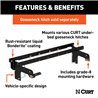 CURT | Under-Bed Gooseneck Install Brackets - Chevrolet / GMC 2000-2010 CURT Gooseneck Hitches