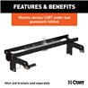 CURT | Under-Bed Gooseneck Install Brackets - Chevrolet / GMC 2000-2010 CURT Gooseneck Hitches