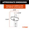 CURT | RockerBall 2-5/16" Cushion Hitch Gooseneck Ball