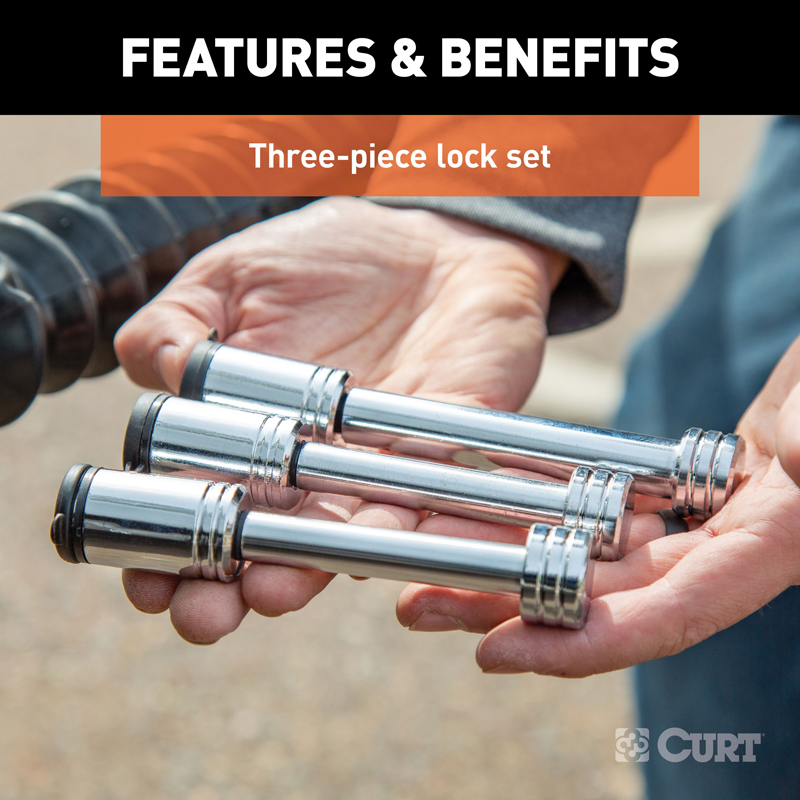 CURT | Rambler Tow Bar Lock Set CURT Hitch Accessories