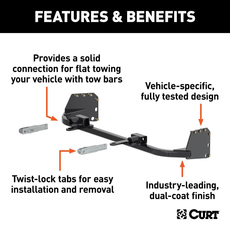 CURT | Custom Tow Bar Base Plate - Equinox 2018-2022 CURT Tow Bars