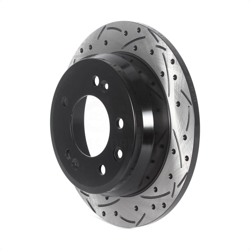 DS-One | Coated Slotted & Drilled Disc Brake Rotor - Rear - Tucson / Sportage 2022-2023
