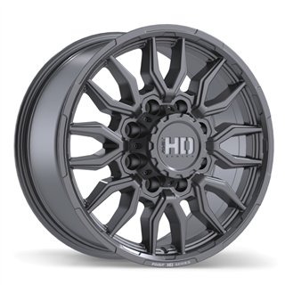 Fast HD | Grit 17x7.5 ET42 - Satin Gunmetal with Milling