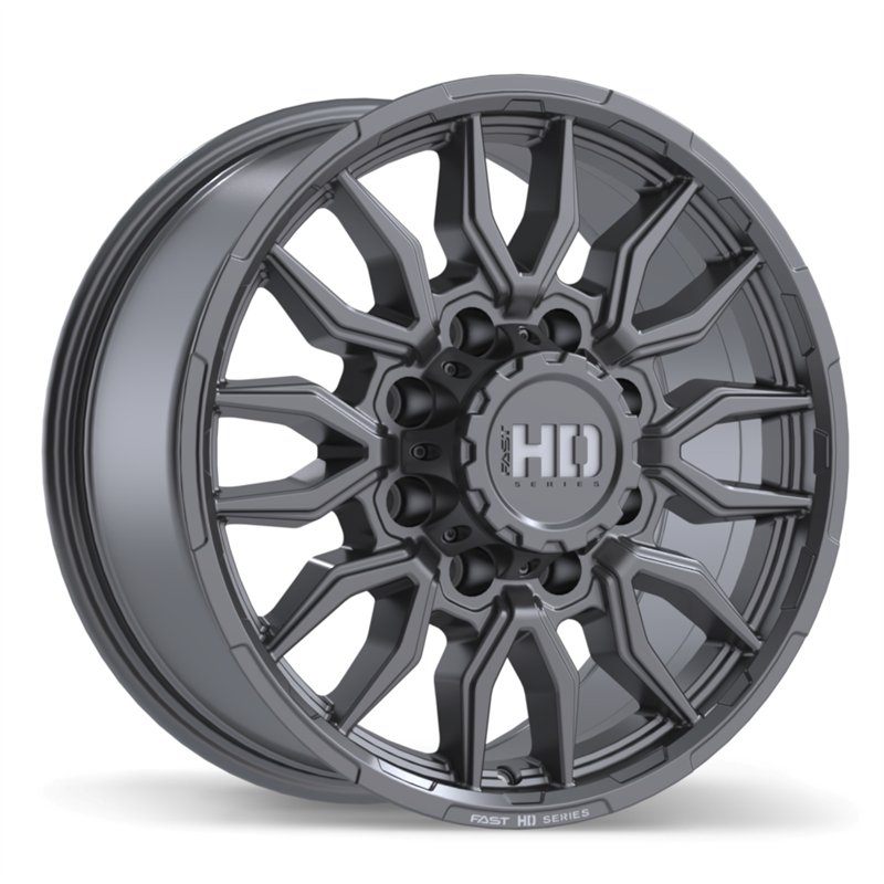 Fast HD | Grit 17x7.5 ET42 - Satin Gunmetal with Milling