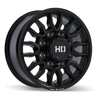 Fast HD | Grit 18x8.5 ET40 - Noir satiné avec fraisage