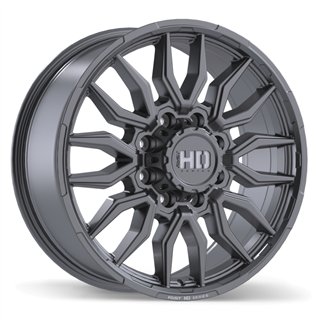 Fast HD | Grit 20x8.5 ET47 - Gunmétal satiné avec fraisage
