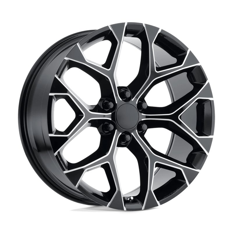 Performance Replicas | PR176 22x9.0 ET24 - GLOSS BLACK MILLED