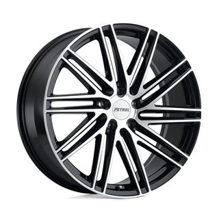 Petrol | P1C 17x8.0 ET40 - GLOSS BLACK W/ MACHINED FACE