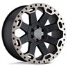 Black Rhino Hard Alloys | WARLORD 17x9.0 ET12 - MATTE BLACK W/ MACHINED DARK TINT