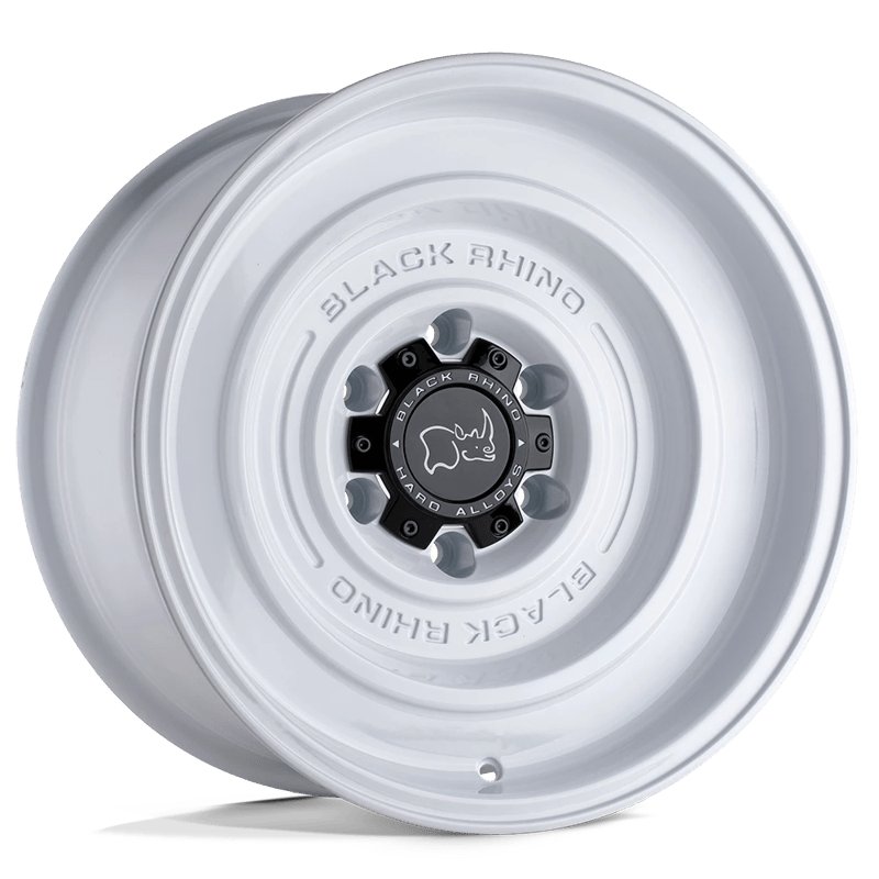 Black Rhino Hard Alloys | SOLID 17x9.5 ET-18 - GLOSS WHITE