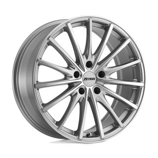Petrol | P3A 18x8.0 ET40 - SILVER W/ MACHINED CUT FACE