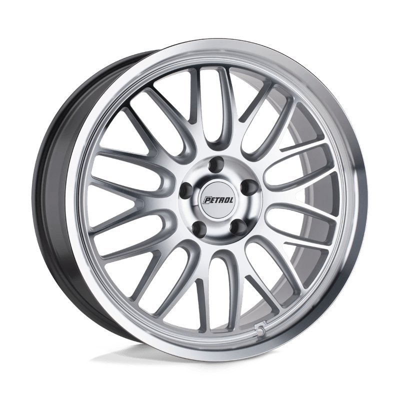Petrol | P4C 18x8.0 ET40 - SILVER W/ MACHINED FACE & LIP