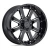 Black Rhino Hard Alloys | SIERRA 20x9.0 ET12 - GLOSS BLACK W/ MILLED SPOKES