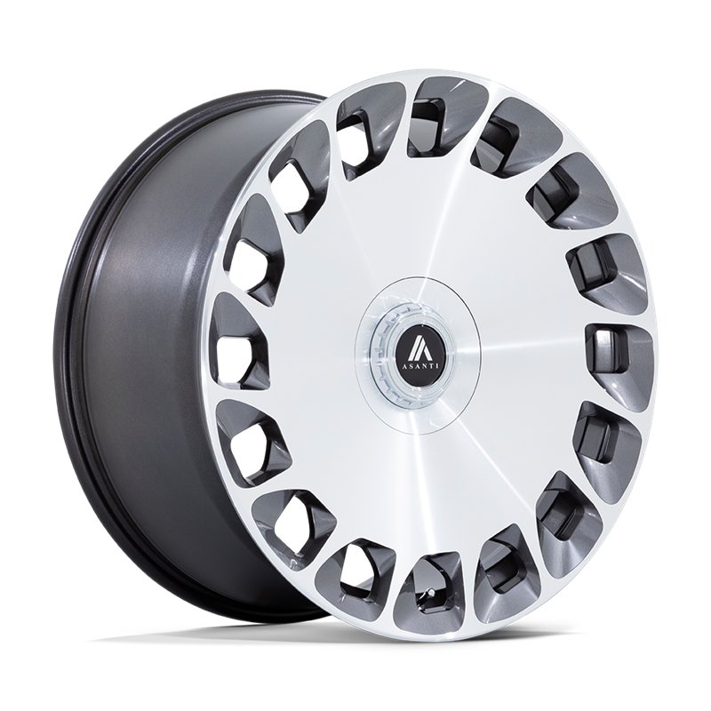 Asanti Black | AB045 ARISTOCRAT 20x9.0 ET35 - GLOSS PLATINUM BRIGHT MACH FC