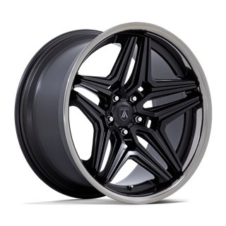 Asanti Black | AB046 DUKE 22x10.5 ET18 - SATIN BLACK W/ DDT LIP