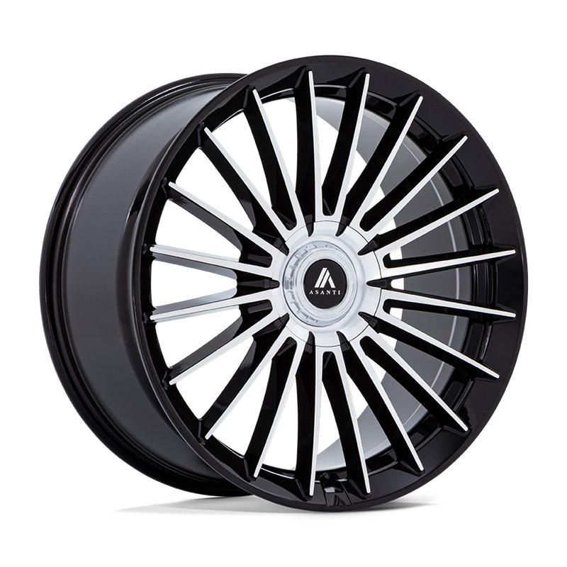 Asanti Black | AB048 VICEROY 26x10.0 ET30 - GLOSS BLACK W/ MACHINED FACE
