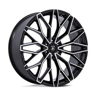 Asanti Black | AB050 MOGUL 6 24x10.0 ET30 - GLOSS BLACK W/ MACHINED FACE