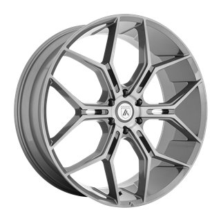 Asanti Black | ABL-38 MONARCH TRUCK 22x9.5 ET38 - TITANIUM BRUSHED
