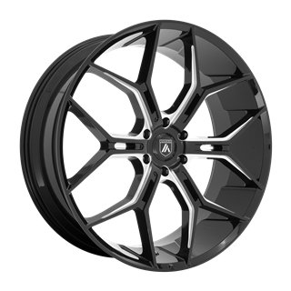 Asanti Black | ABL-38 MONARCH TRUCK 24x10.0 ET20 - GLOSS BLACK MILLED