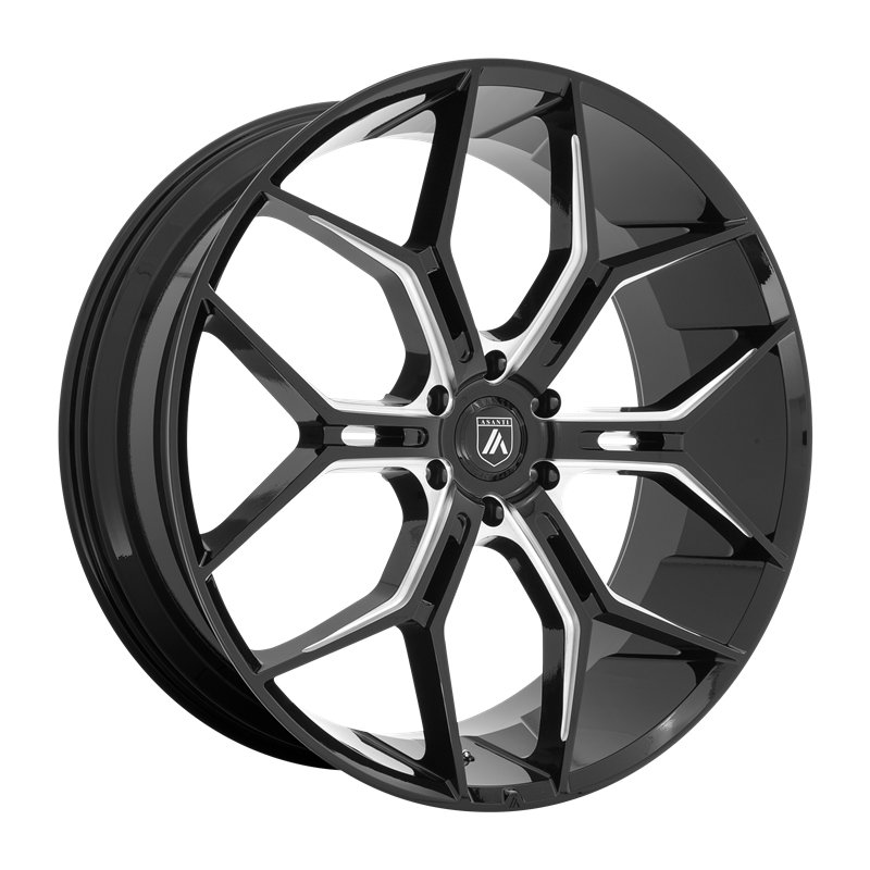 Asanti Black | ABL-38 MONARCH TRUCK 24x10.0 ET20 - GLOSS BLACK MILLED