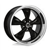 American Racing | AR105 TORQ THRUST M 17x8.0 ET0 - GLOSS BLACK W/ MACHINED LIP