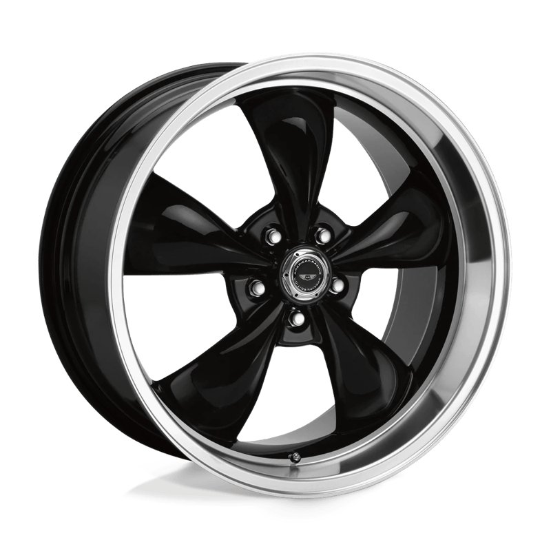 American Racing | AR105 TORQ THRUST M 17x9.0 ET45 - GLOSS BLACK W/ MACHINED LIP