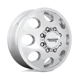 American Racing | AR204 BAJA DUALLY 17x6.0 ET111 - POLISHED - FRONT