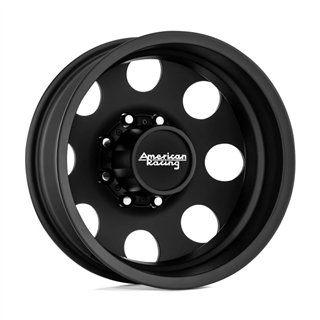 American Racing | AR204 BAJA DUALLY 17x6.0 ET-134 - SATIN BLACK - REAR