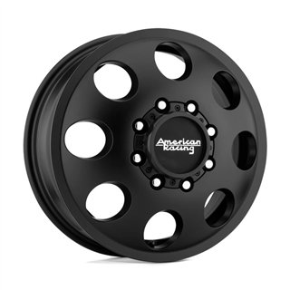 American Racing | AR204 BAJA DUALLY 17x6.5 ET111 - SATIN BLACK - FRONT