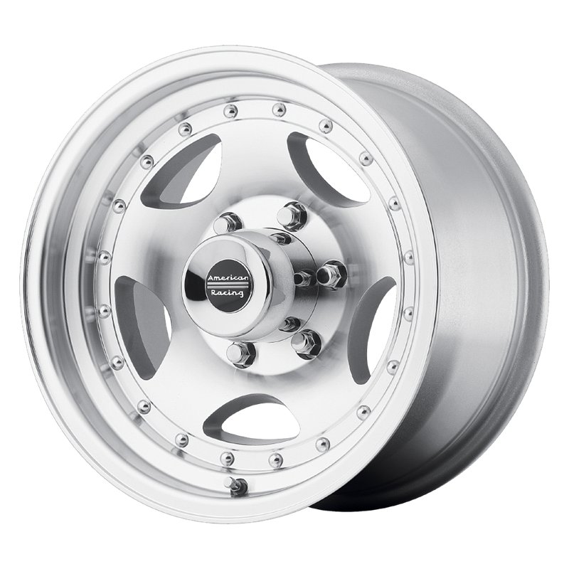 American Racing | AR23 15x8.0 ET-19 - MACHINED W/ CLEAR COAT