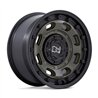 Black Rhino Hard Alloys | ATLAS 17x8.0 ET38 - OLIVE DRAB GREEN W/ BLACK LIP