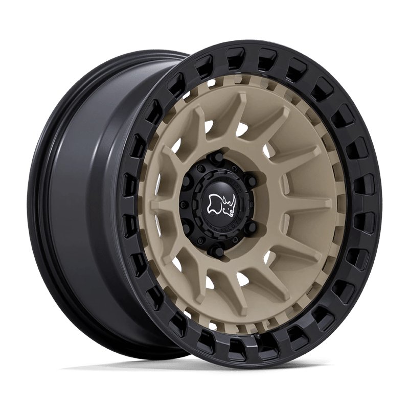 Black Rhino Hard Alloys | BARRAGE 17x8.5 ET-10 - DESERT SAND ON MATTE BLACK