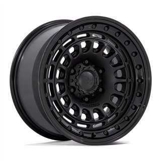 Black Rhino Hard Alloys | BR014 SAHARA 17x9.0 ET0 - MATTE BLACK W/ GLOSS BLACK LIP