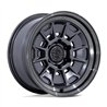 Black Rhino Hard Alloys | BR021 MONDO 18x9.0 ET12 - MATTE GUNMETAL W/ GLOSS GRAY LIP