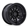 Black Rhino Hard Alloys | BR021 MONDO 17x8.5 ET-10 - MATTE BLACK W/ GLOSS BLACK LIP