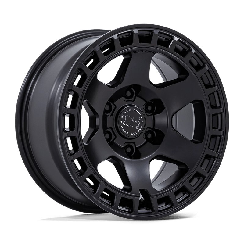 Black Rhino Hard Alloys | BR022 BAHARI 17x8.5 ET0 - MATTE BLACK