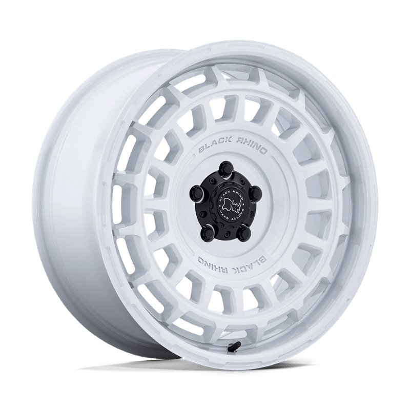 Black Rhino Hard Alloys | BR024 AWOL 17x8.5 ET-10 - GLOSS WHITE