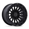 Black Rhino Hard Alloys | BR025 RIVAL 17x9.0 ET-12 - MATTE BLACK W/ GLOSS BLACK LIP