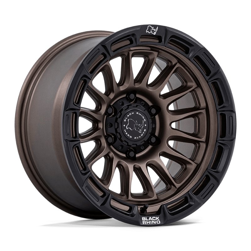 Black Rhino Hard Alloys | BR025 RIVAL 17x9.0 ET1 - BURNT BRONZE W/ MATTE BLACK LIP