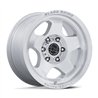 Black Rhino Hard Alloys | BR031 SOL 17x8.0 ET38 - GLOSS SILVER W/ MACHINED FACE