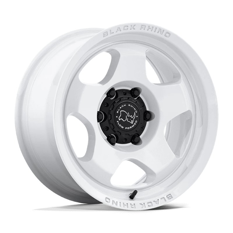Black Rhino Hard Alloys | BR031 SOL 17x8.0 ET38 - GLOSS WHITE