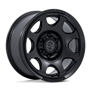 Black Rhino Hard Alloys | BR037 TEMBO 17x8.5 ET25 - MATTE BLACK