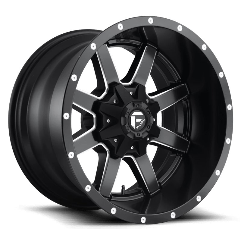Fuel Off-Road | D538 MAVERICK 20x12.0 ET-44 - MATTE BLACK MILLED