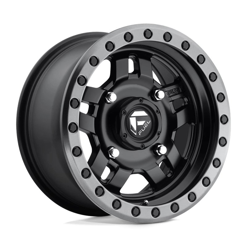 Fuel Off-Road | D557 ANZA 15x7.0 ET13 - MATTE BLACK GUN METAL RING