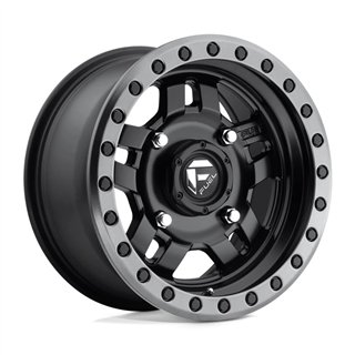 Fuel Off-Road | D557 ANZA 15x7.0 ET38 - MATTE BLACK GUN METAL RING