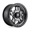 Fuel Off-Road | D558 ANZA 14x7.0 ET13 - MATTE GUN METAL BLACK BEAD RING