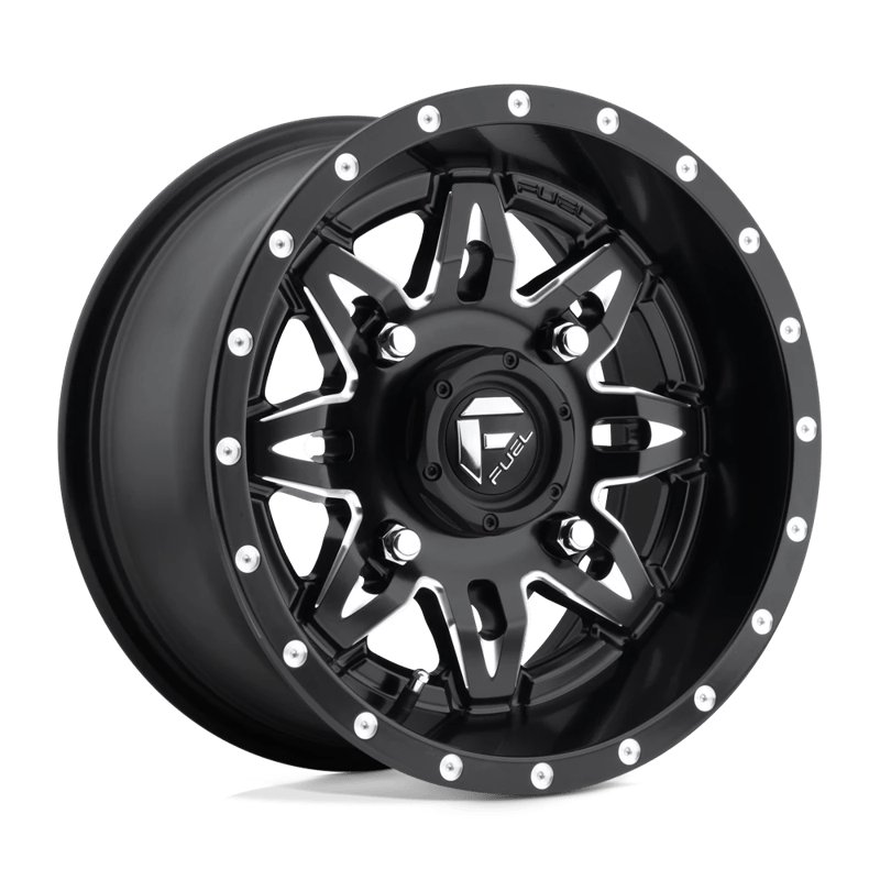 Fuel Off-Road | D567 LETHAL 14x7.0 ET13 - MATTE BLACK MILLED